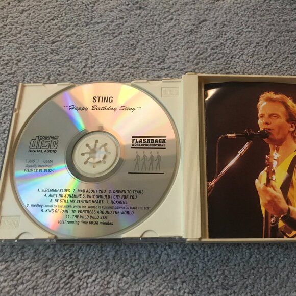 Sting Happy Birthday 2 Disk 1991 CD - Hard To Find Album - Picture 2 of 5